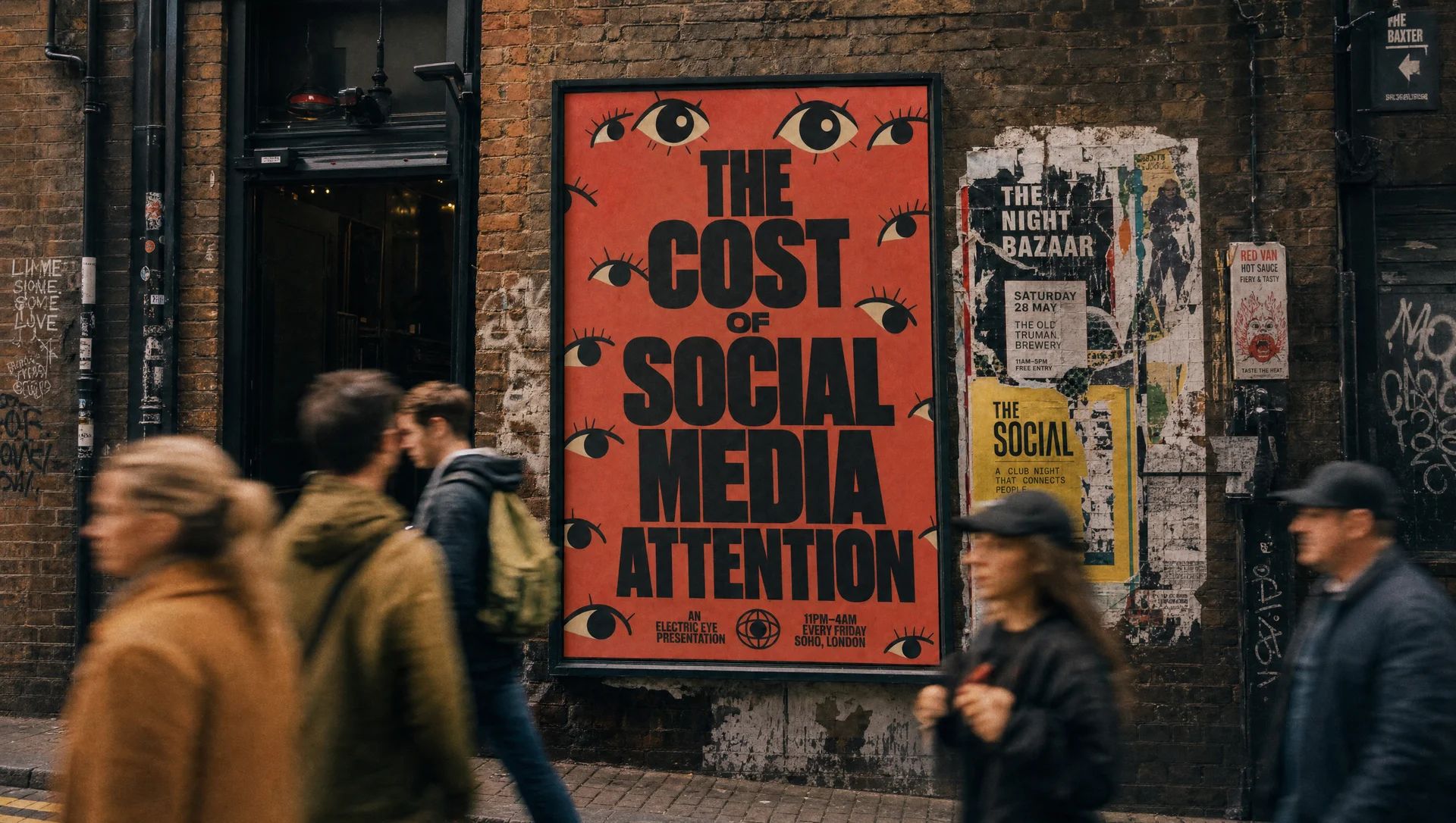 The Cost of Social Media Attention